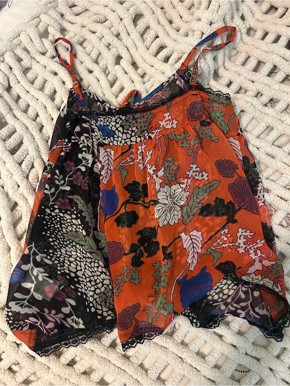 Harajuku Sheer Lace Cami From Japan NWT